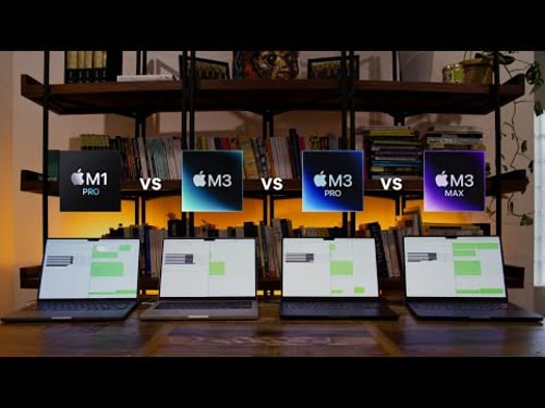 Apple M3 Machine Learning Speed Test (M1 Pro vs M3, M3 Pro, M3 Max)