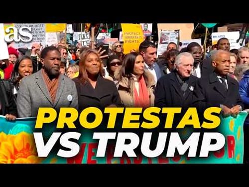 HISTORIC DEMONSTRATION: THOUSANDS of AMERICANS take to the streets to PROTEST against DONALD TRUMP