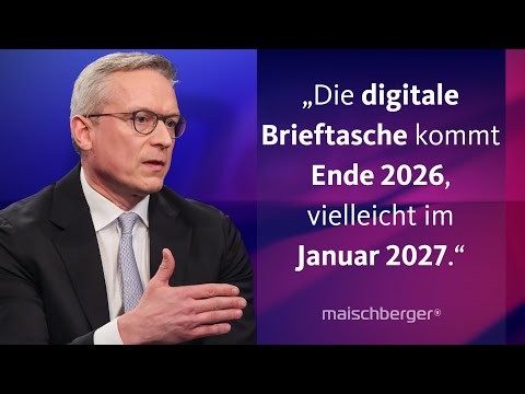 Wie gelingt der Bürokratieabbau? Digitalminister Karsten Wildberger im Gespräch | maischberger