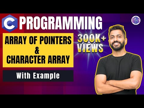 Array of Pointers, Character Array in C Programming with examples | C language in Hindi