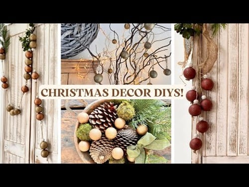 5 Christmas Decoration Ideas from 1 Surprising Item!