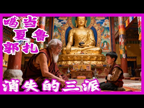 終結篇,西藏密宗消失的三派!噶當派、夏魯派、郭扎派為何消失?阿底峽、布頓·仁欽珠、郭扎巴·索南堅贊到底有多牛?藏傳佛教小教派有哪些非常法門?20分鐘詳解密宗十派的最後三派|古靈精怪我老秦