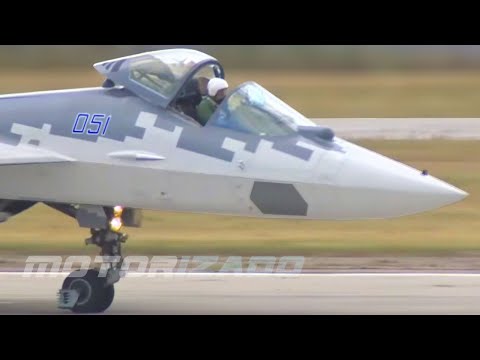 Sukhoi Su-57 Fighter Jet in Action