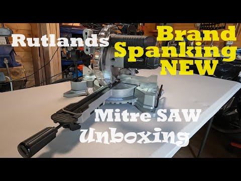 RUTLANDS NEW Mitre Saw, UNBOXING, They Must Have the Price WRONG!