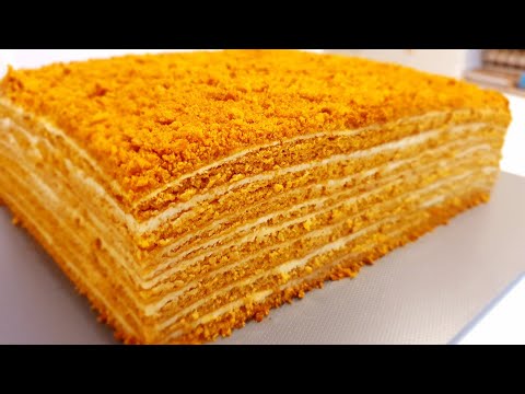 МЕДОВИК Энг осон ва ИШОНЧЛИ РЕЦЕПТ. Medoviy tort. Медовый торт за 12 минут