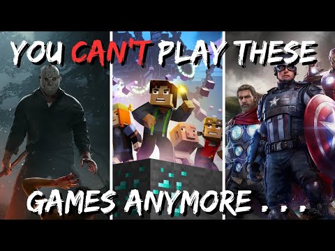You CAN'T Play These Delisted Games Anymore