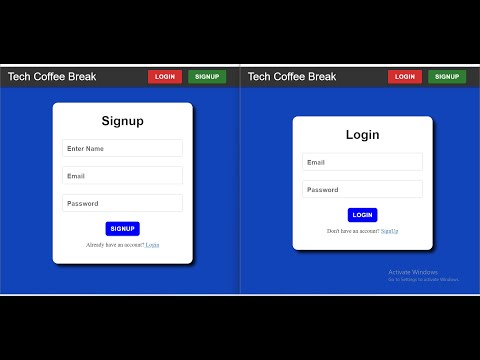 Login and Signup using MERN Stack | Mongo, Express, React and Node Authentication