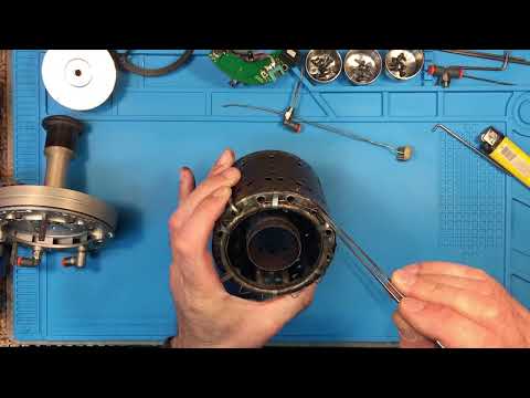 The old GTM160 micro jet engine in service. Complete disassembly of the engine, repair and assembly.