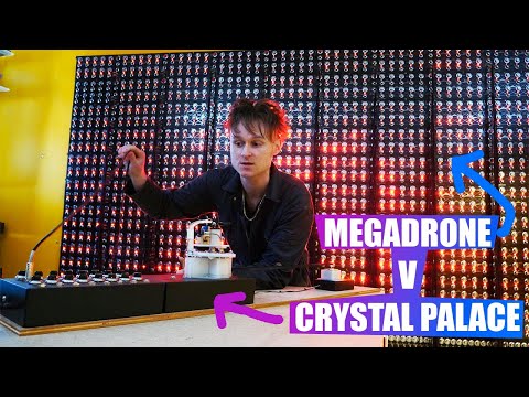 1000 OSCILLATOR MEGADRONE Plugged into the Electromagnetic Crystal Palace