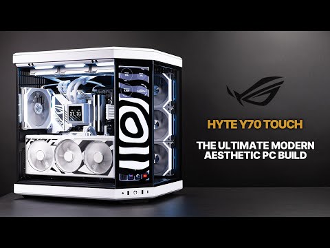 The Ultimate Modern Aesthetic Gaming PC | HYTE Y70 Touch | Hydroshift 360 | Klevv ROG | 4080 Super