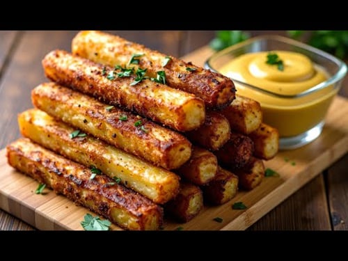 Besser als Pommes? Ja! Knusprige Kartoffelstäbchen! 🥔 Dieses Gericht wird jeden sofort beeindrucken!