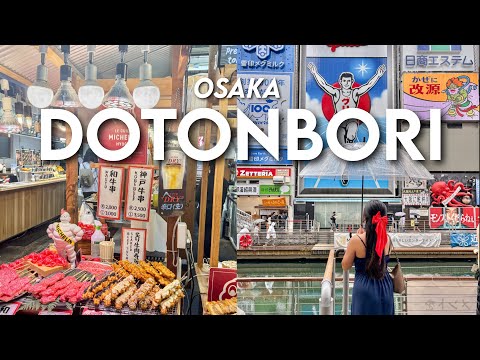 Snacking in DOTONBORI Osaka 🇯🇵 kuromon market & don quijote