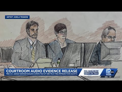 Never-before-heard audio released following Judge Dugan's guilty verdict