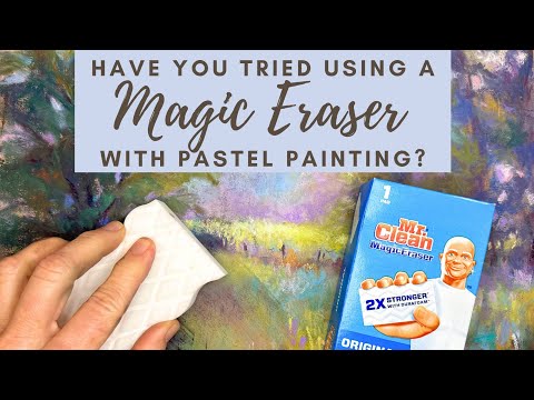 Wow! Who Knew You Could Use a Magic Eraser with Pastel Painting? - Watch the Magic Happen