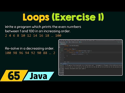 Loops in Java (Exercise 1)