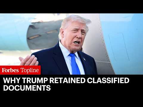 Trump Retained Classified Documents Because Of His ‘Business Interests,’ Jack Smith Alleged