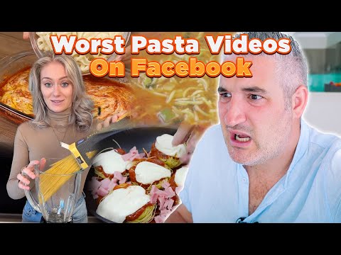 Italian Chef Reacts to Most DISGUSTING PASTA Recipes on FACEBOOK