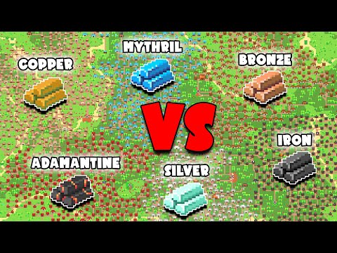 What If Kingdoms Could Only Craft ONE Material? - Worldbox