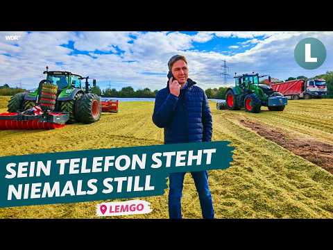 1 Tag mit einem der größten Lohnunternehmer in NRW: volle Power bei der Ernte! | WDR Lokalzeit