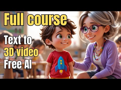Free AI Tools to Create 3D Animated Videos from Text | Complete Guide