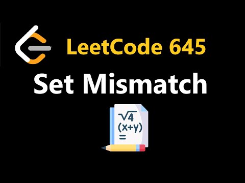 Set Mismatch - Leetcode 645 - Python
