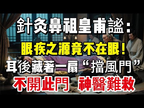 針灸鼻祖皇甫謐:眼疾之源竟不在眼!耳後藏著一扇“擋風門”,不開此門,神醫難救|養生|健康人生|老年健康|打坐冥想|道家|佛教 |修心修行|禪悟人生 |南無阿彌陀佛|談佛道安