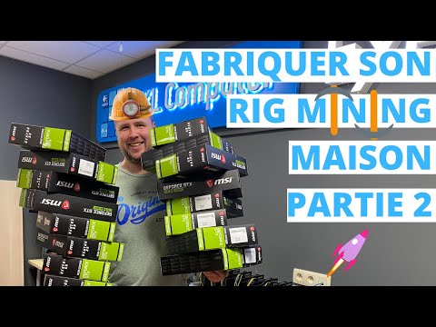 COMMENT FABRIQUER SON RIG MINING ETH MAISON ET MINER DE L'ETHEREUM | NVIDIA12GPU PARTIE 2(Tuto 2021)