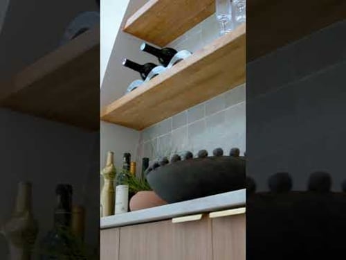 Favorite Dry Bar Renovation, Arch Dry Bar With Zellige Tile from our "Wildest Dream" Project