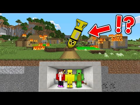 The Ultimate Doomsday Bunker vs. Nuclear Missile - Minecraft