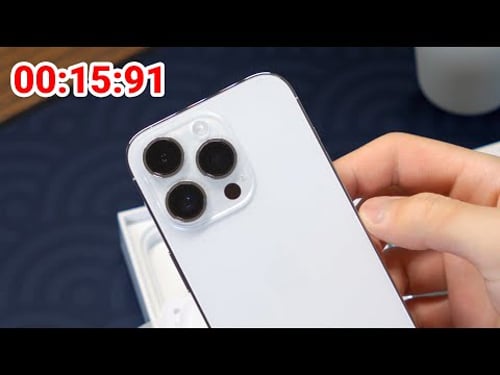 iPhone 14 Pro Unboxing In 15.9 Seconds.