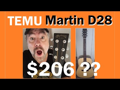 Temu Martin D28 Acoustic Electric