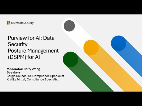 Purview for AI Data Security Posture Management DSPM for AI