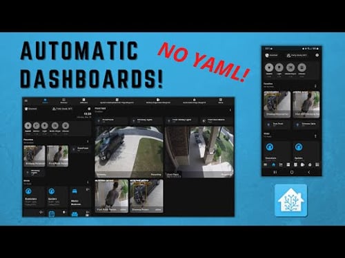 Automatically Create Home Assistant Dashboards! NO YAML!