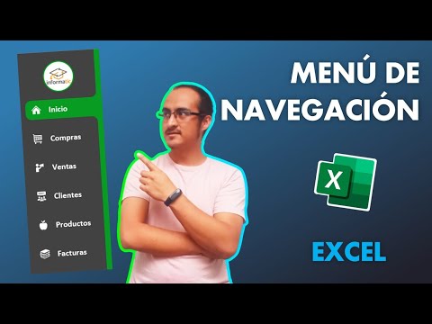 Como crear menú de navegación interactivo en Excel (Sin Macros)