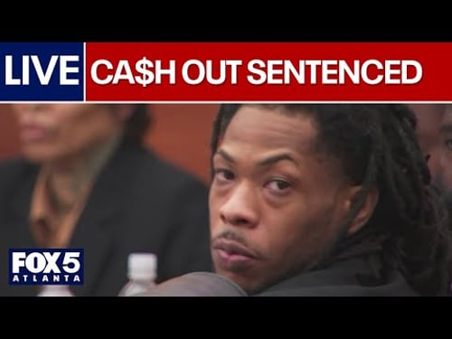 WATCH LIVE: Atlanta Rapper Cash Out sentenced alongside his mom
