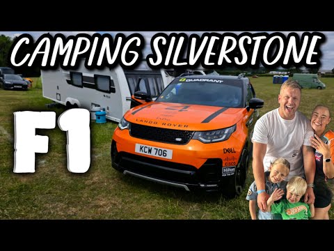 CAMPING AT SILVERSTONE F1!! | WEST END PADDOCKS