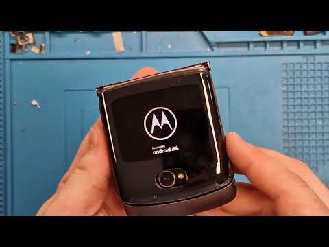 🔧Motorola RAZR Screen replacement (secondary display repair)4K⚙️
