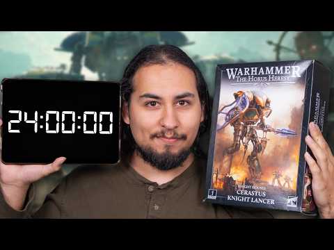 Can I COMPLETE the BIGGEST 40k Knight in 24 Hours?