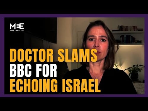 Dr Tanya Haj Hassan criticises BBC in live interview