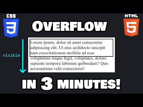 Learn CSS overflow in 3 minutes! 🌊