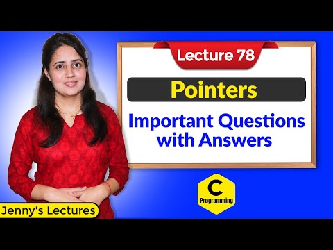 C_78 Problems on Pointers | Important question with answer