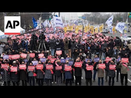 South Korean doctors hold massive anti-government rally