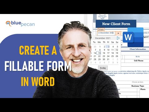 How to Create a Fillable Form in Microsoft Word | Create a Tab Through Form in Word