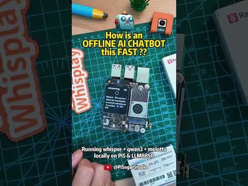 Offline AI chatbot. No internet. Just SPEED. β‘οΈ #aichatbot #diytech #raspberrypi #offlineai #techtok