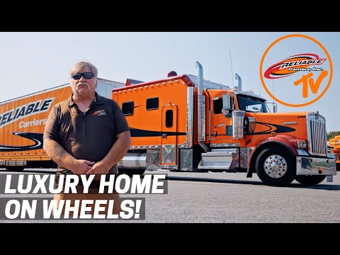 How Car Hauler Lives on the Road! Inside Truckers Custom 156" ARI Sleeper | Reliable Cribs S4E2