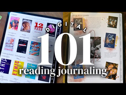 How to get started with a digital reading journal | iPad setup, Goodnotes journal, Book Reviews