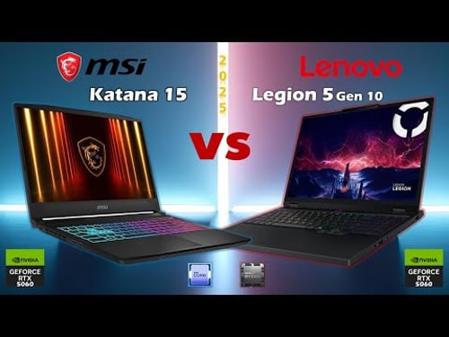 MSI Katana 15 vs Lenovo Legion 5 Gen 10 (2025) - spec review & comparison