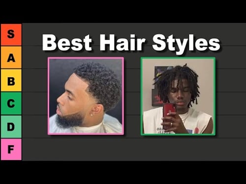 best hairstyles for black men - tier list
