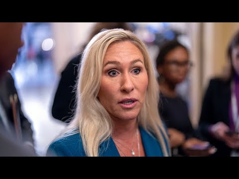 Marjorie Taylor Greene discusses feud with Trump over Epstein files