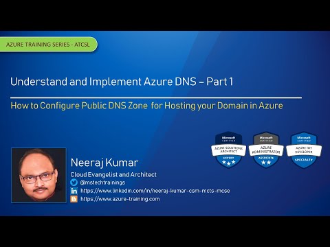 How to Configure Public DNS Zone for Hosting your Domain in Azure